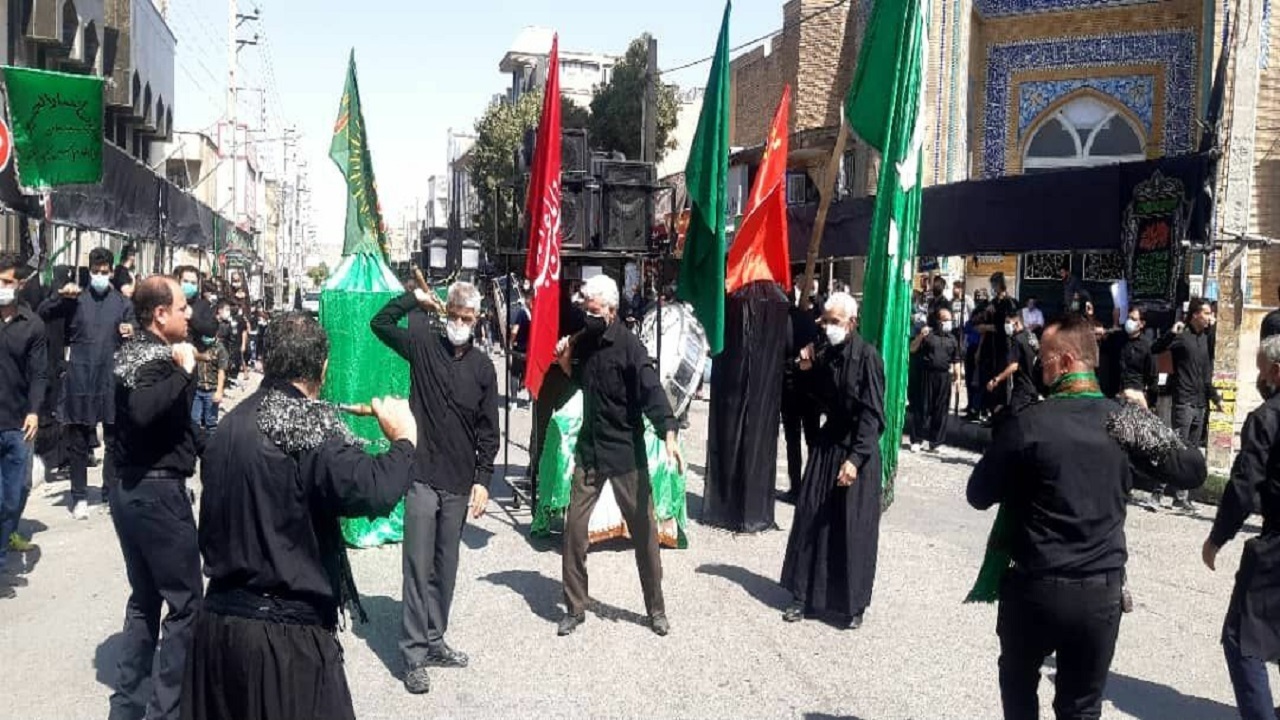 مراسم تاسوعای حسینی (ع) در کرمانشاه برگزار شد