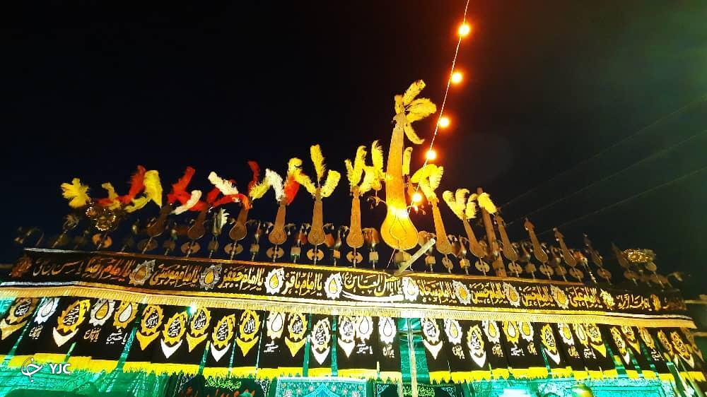 عزاداری عاشقان حسینی در موکب سفینة النجاة شیراز + تصاویر