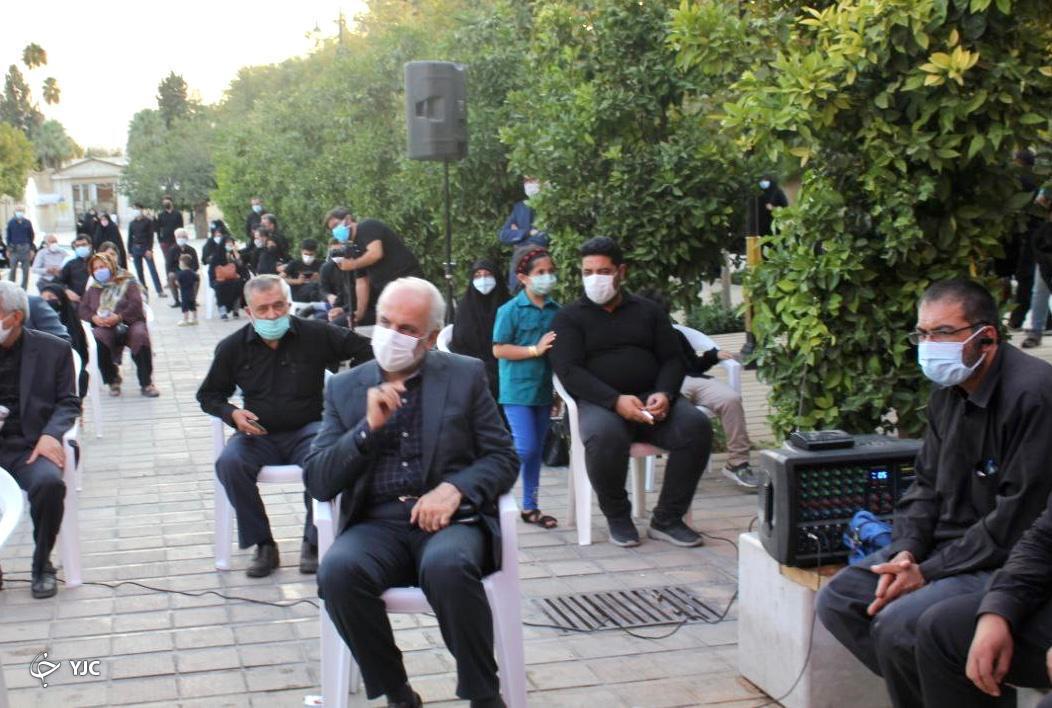 عزاداری عاشقان حسینی در موکب سفینة النجاة شیراز + تصاویر