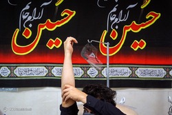 مراسم خطبه خوانی شب عاشورا - حرم رضوی