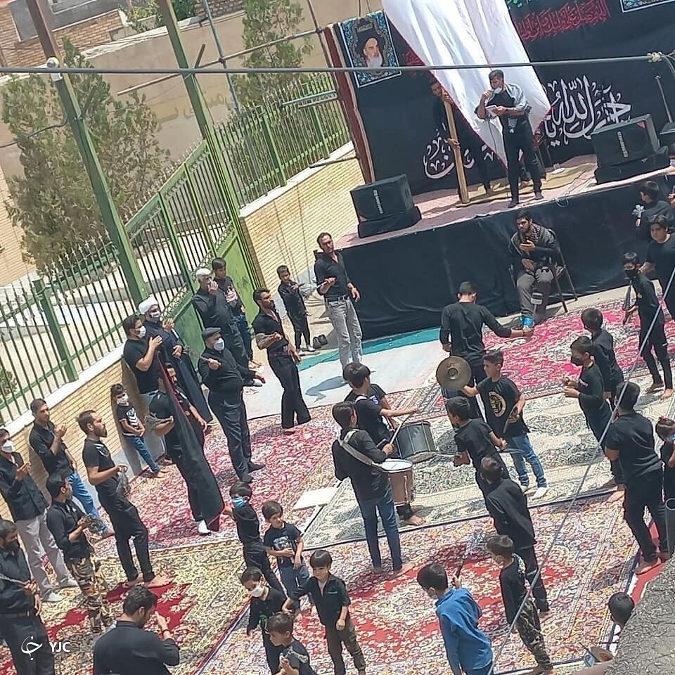 عزاداری مردم کوهبنان 