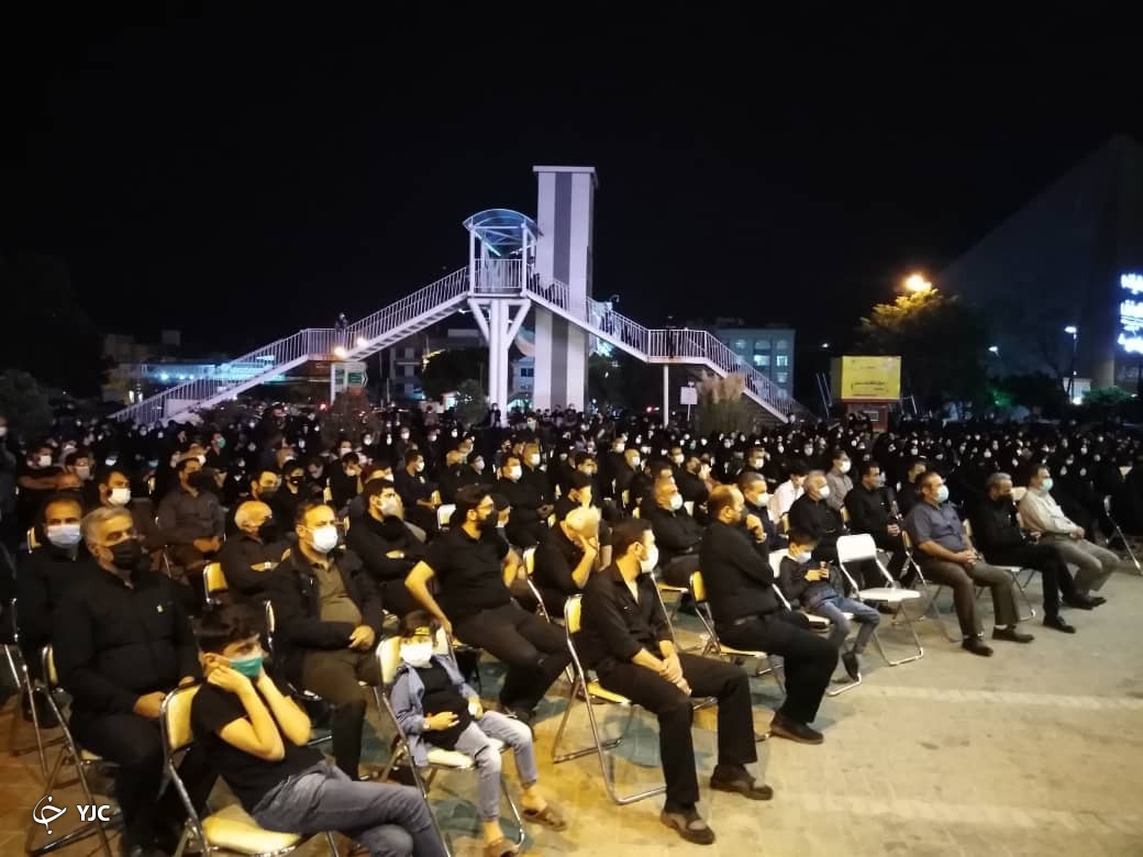 مراسم عزاداری شب عاشورا در مشهد+ تصاویر