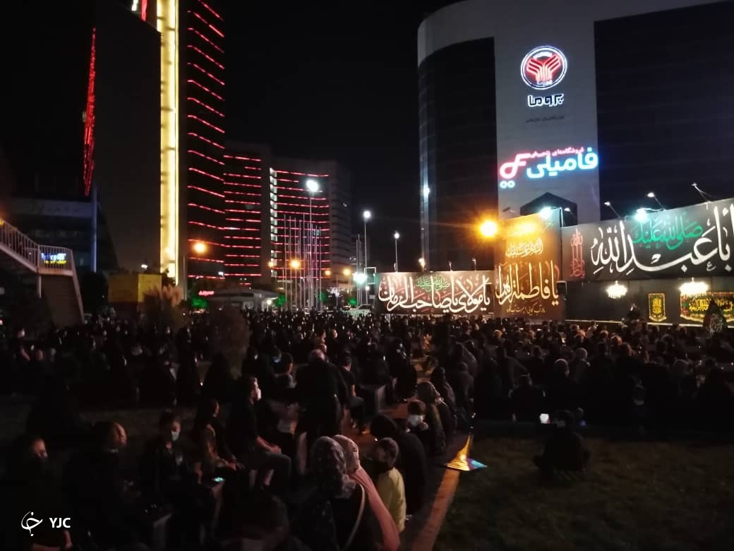 مراسم عزاداری شب عاشورا در مشهد+ تصاویر