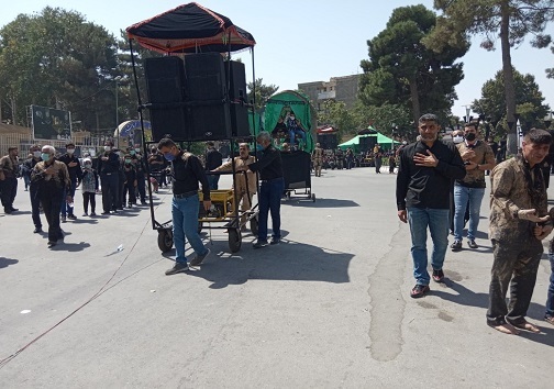 برگزاری مراسم عاشورای حسینی در کرمانشاه
