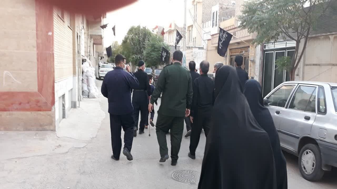 دیدار بسیجیان پایگاه سیدالشهدا (ع) با مادر شهید مالامیری