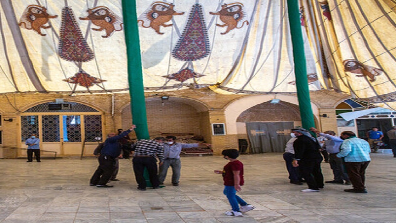 لغو مراسم خیمه برداری در نوش‌آباد