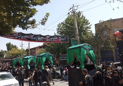 برگزاری مراسم عاشورای حسینی در کرمانشاه+عکس و تصاویر