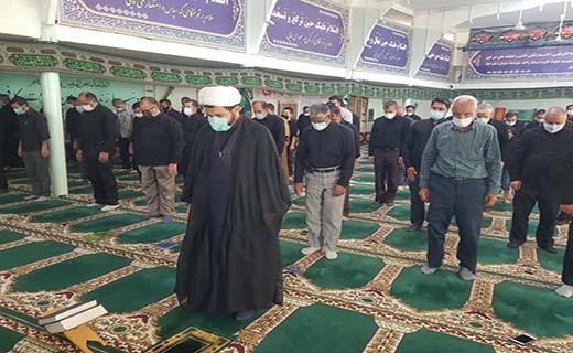 اقامه نماز ظهر عاشورا در خراسان شمالی