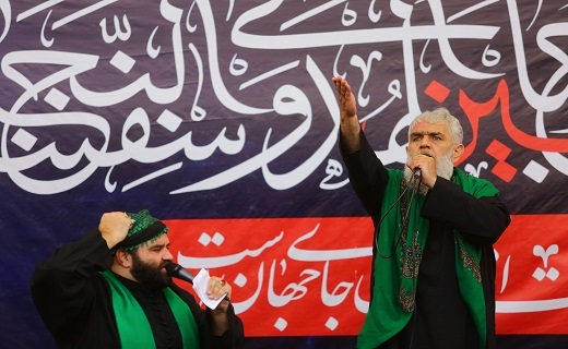 آیین مقتل خوانی در حرم حضرت معصومه(س) برگزار شد+تصاویر