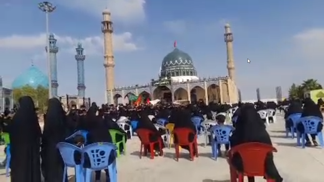 عزاداری عصر عاشورا در شهرستان مراغه + فیلم