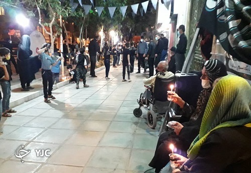 عزاداری مردم چهارمحال و بختیاری در شب شام غریبان + تصاویر