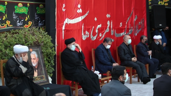 برگزاری مراسم عزاداری روز عاشورا در نهاد ریاست جمهوری با حضور حجت‌الاسلام رئیسی