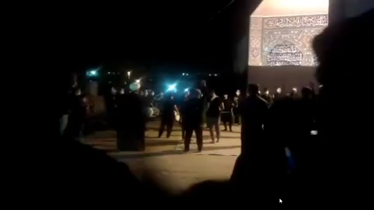 برپایی مراسم شام غریبان در کرج + فیلم