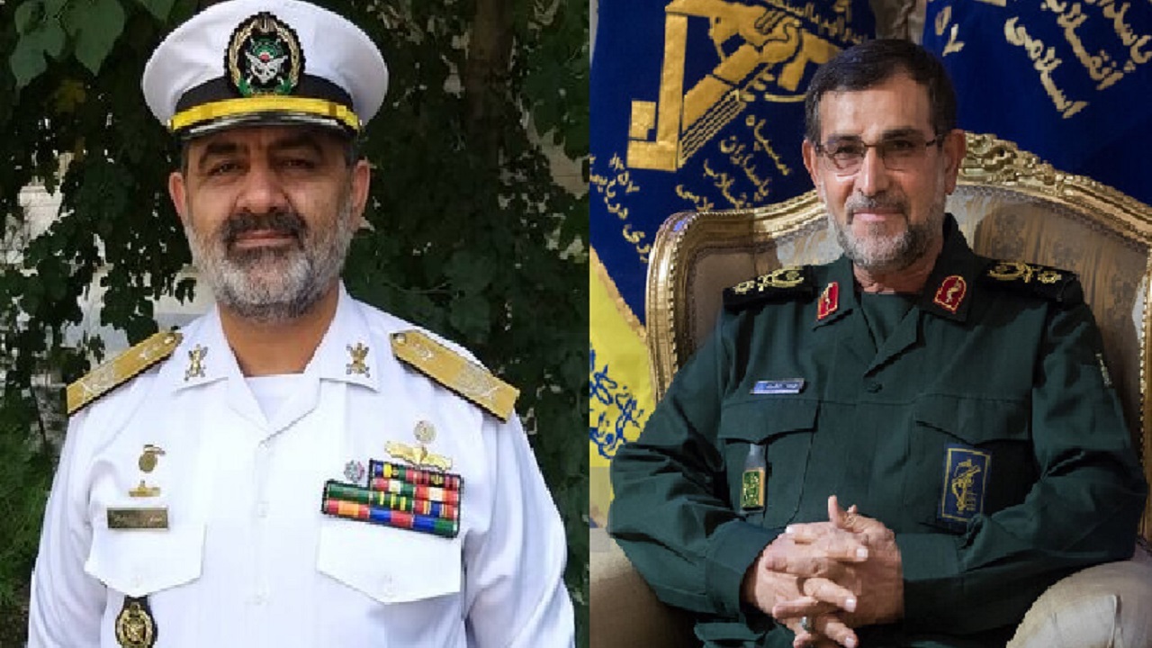 پیام تبریک دریادار تنگسیری خطاب به فرمانده جدید نیروی دریایی ارتش