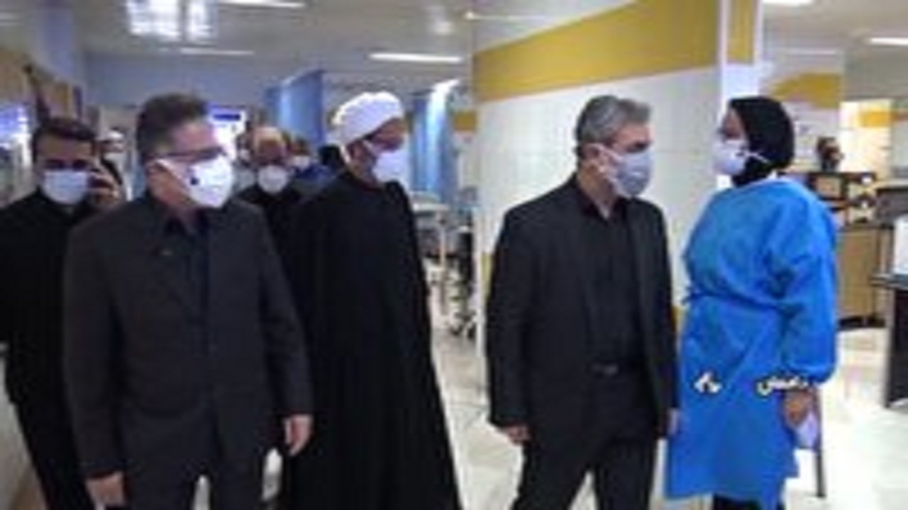 بازدید مسئولان دامغانی از بخش های کرونایی