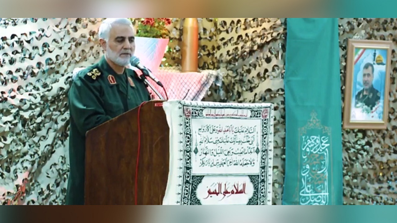 روایت تکان‌دهنده حاج قاسم از پیام امام حسین (ع) در خواب یک مدافع حرم + فیلم