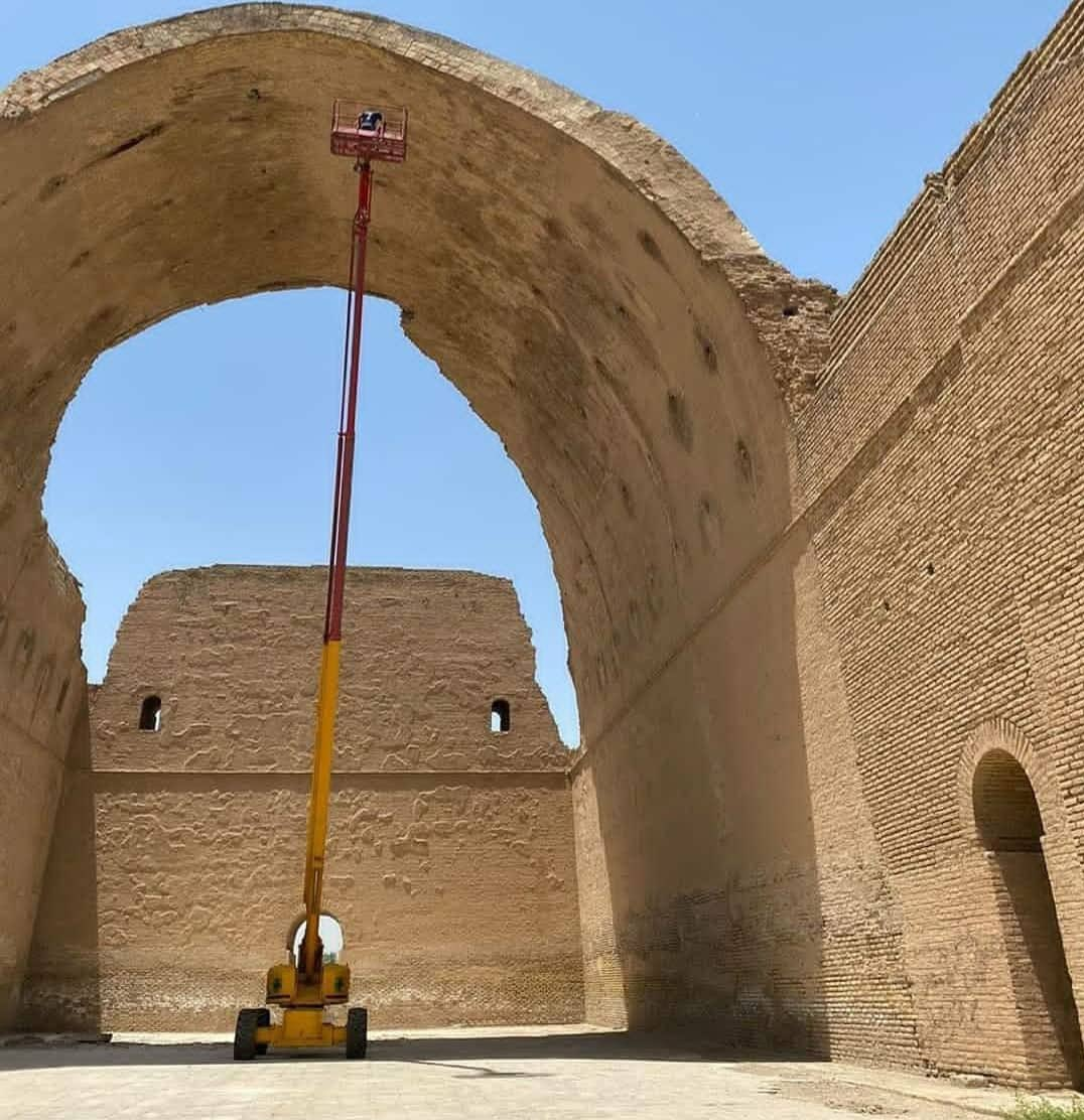 آثار مشهور جهان هنگام ساخت چه شکلی بودند/ از کلوسئوم تا طاق کسری + تصاویر