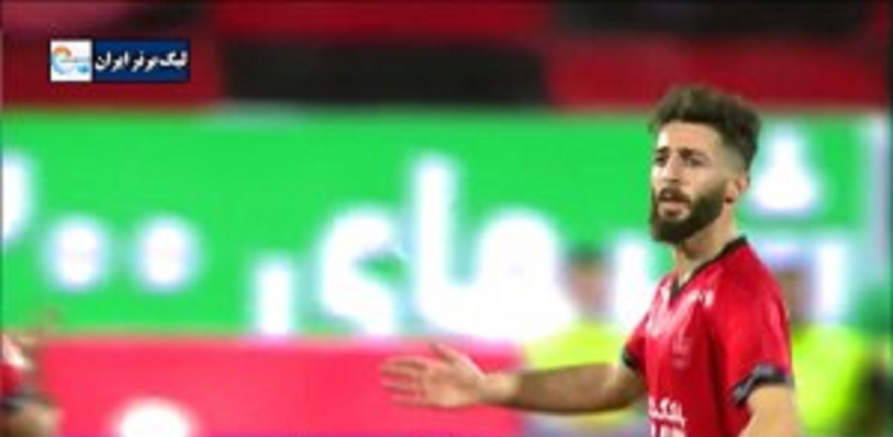 گل اول پرسپولیس به تراکتور + فیلم
