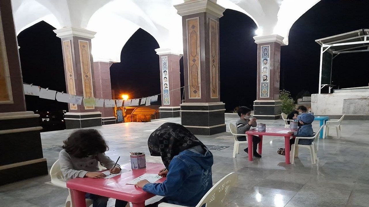 نمایش ارادت کودکانه با تصویر سازی از محرم