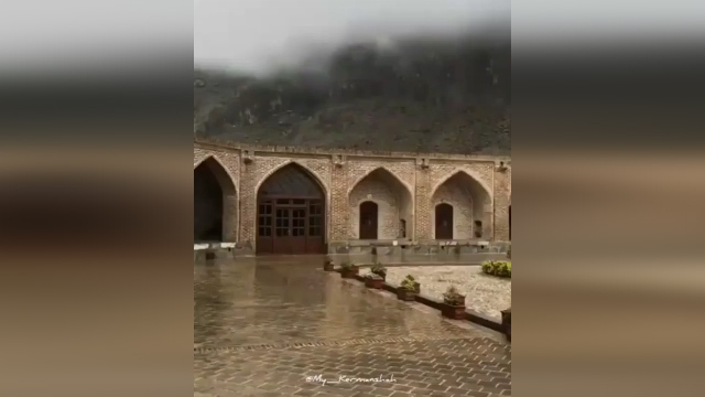 کاروانسرای شاه عباسی با قدمتی ۳۰۰ ساله در کرمانشاه + فیلم
