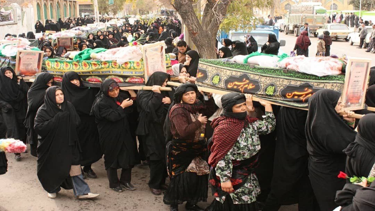 برگزاری مراسم سوم امام حسین (ع) در قزوین