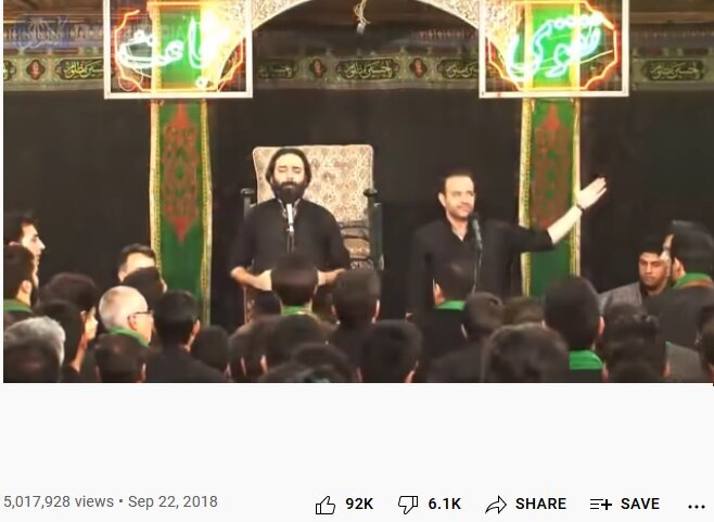 پُربازدیدترین مجالس سوگواری کربلا در یوتیوب؛ از یزدی&zwnj;ها تا خرمشهری&zwnj;ها