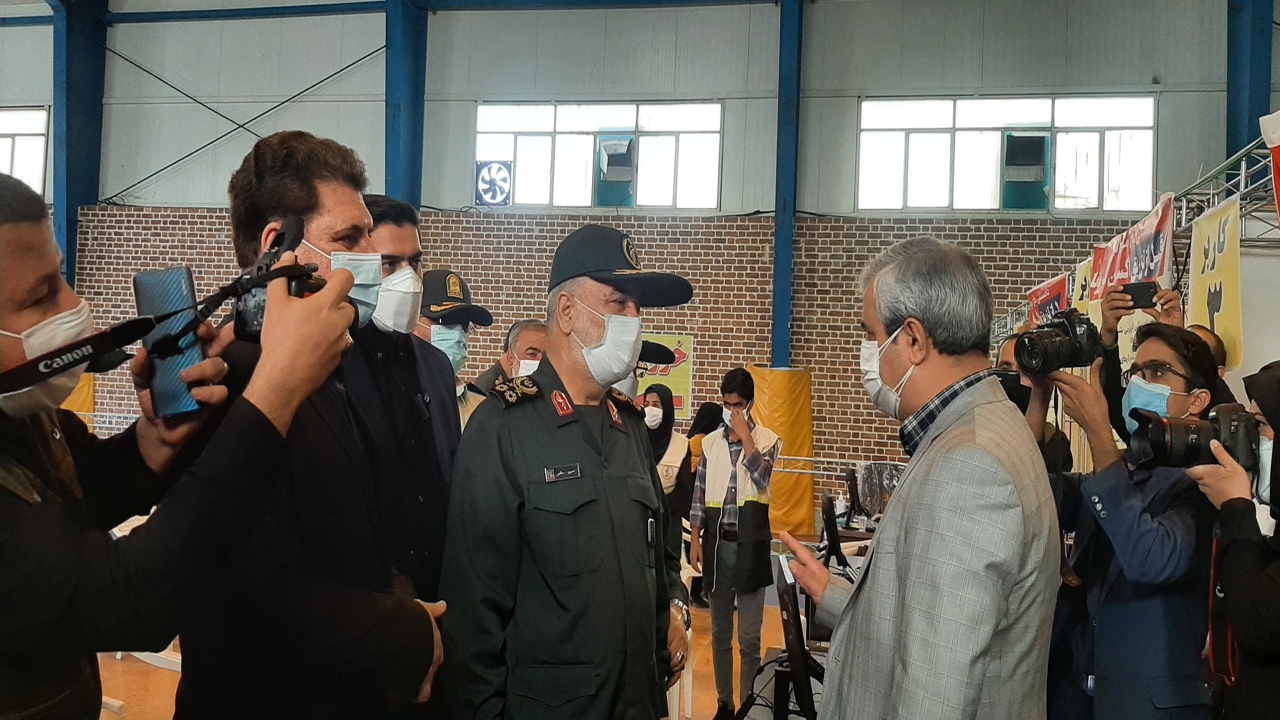 سفر سردار سلامی به کرمان/ بازدید از مراکز واکسیناسیون کرمان