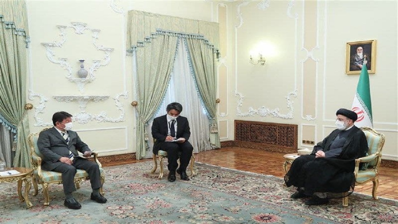 وزیر امور خارجه ژاپن با رئیسی دیدار و گفت‌وگو کرد