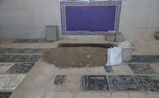 تشییع و خاکسپاری پیکر مرحوم غلامرضا جانقربان +تصاویر