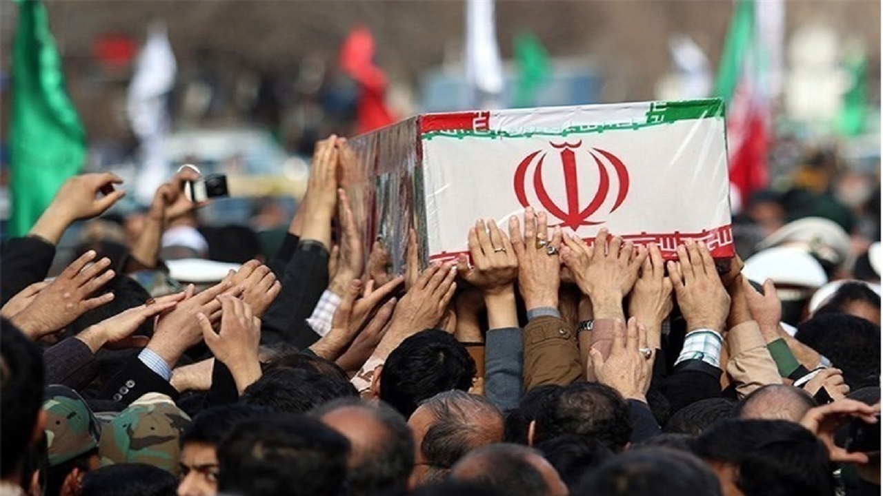 تشییع پیکر شهید مدافع امنیت در زاهدان
