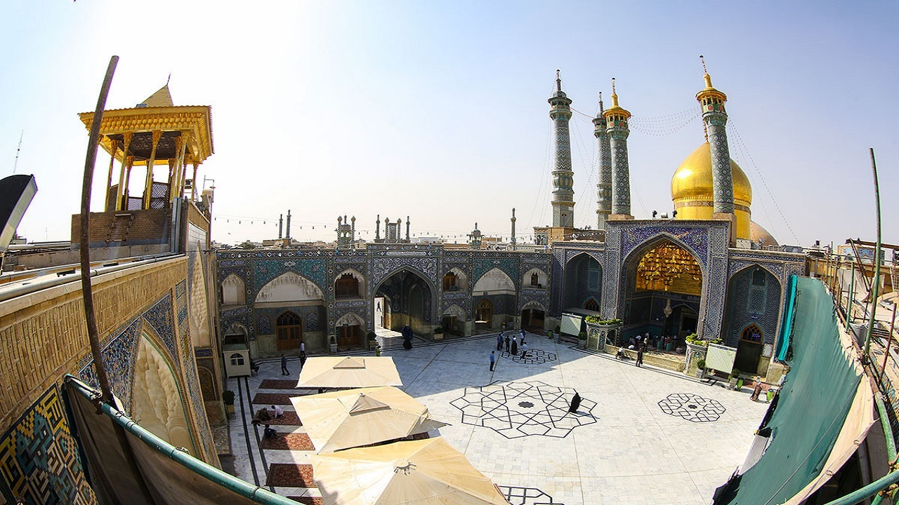 جاذبه های هنری صحن امام هادی (ع) حرم حضرت معصومه (س) +تصاویر