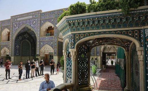 جاذبه های هنری صحن امام هادی (ع) حرم حضرت معصومه (س) +تصاویر