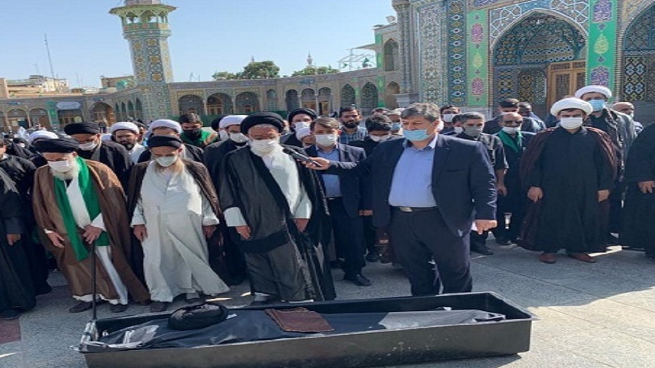 پیکر حجت الاسلام مومنی در خاک آرمید