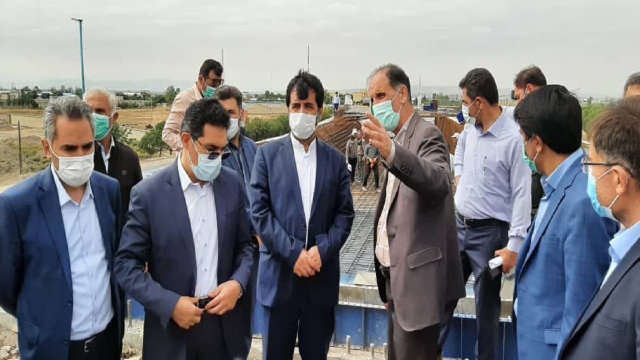 پل غیر هم سطح شهید سلیمانی۹۲درصد پیشرفت فیزیکی دارد