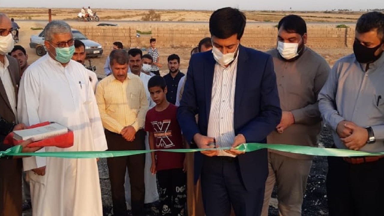 افتتاح زمین چمن مصنوعی شهدای جفال در شادگان