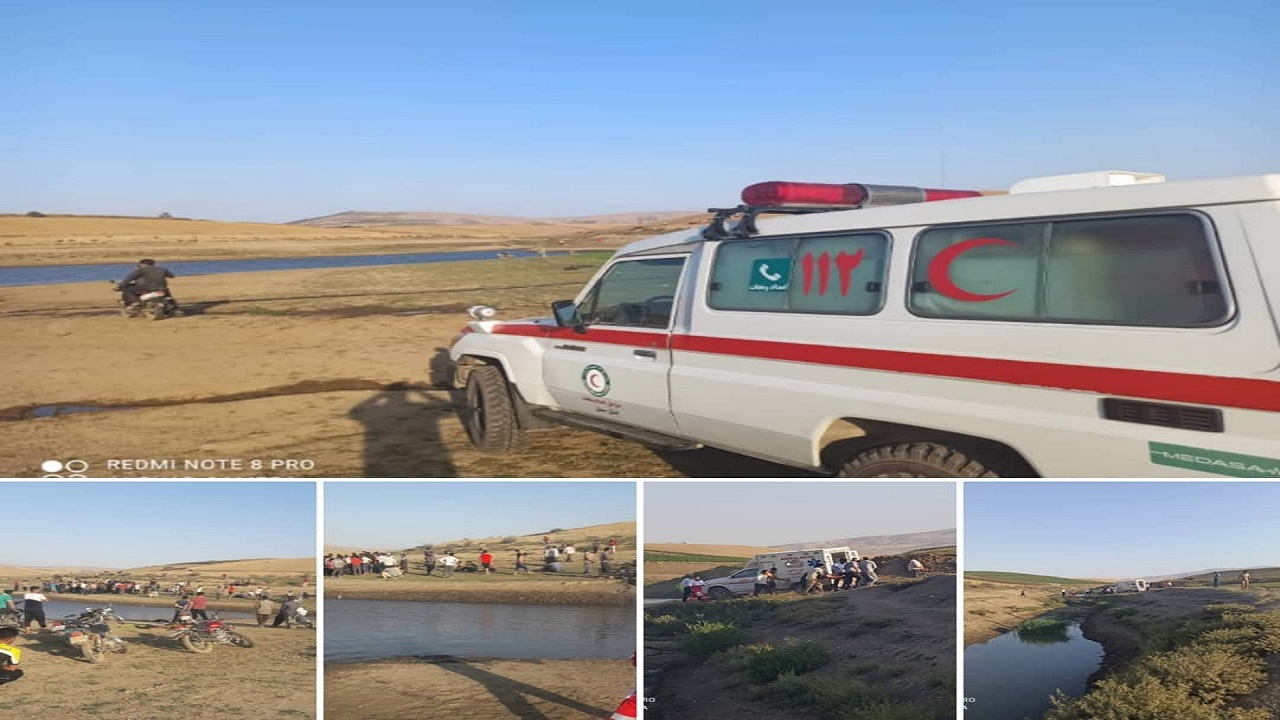 غرق شدن یک نفر در سد خاکی کالپوش