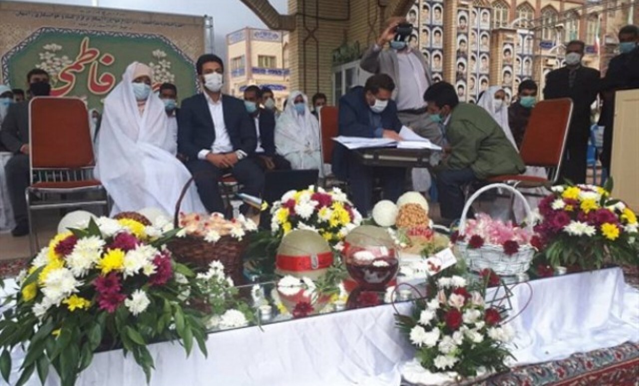جشن ازدواج آسان ۶۰ زوج در بخش سندرک