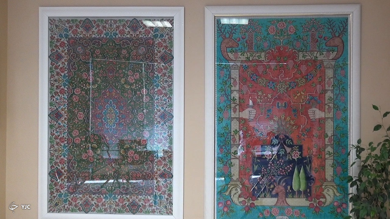 طراحی قالی کرمان 