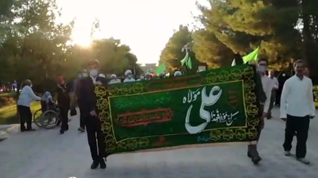 برپایی جشن عید غدیر خم در کاشمر + فیلم