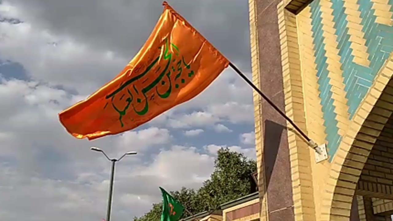 فیلمی آماده سازی محل برگزاری جشن عید غدیر خم در صالح‌آباد