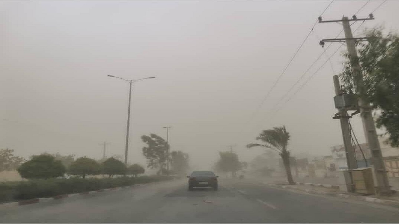 سرعت طوفان شن در زابل به ۱۰۸ کیلومتر بر ساعت رسید
