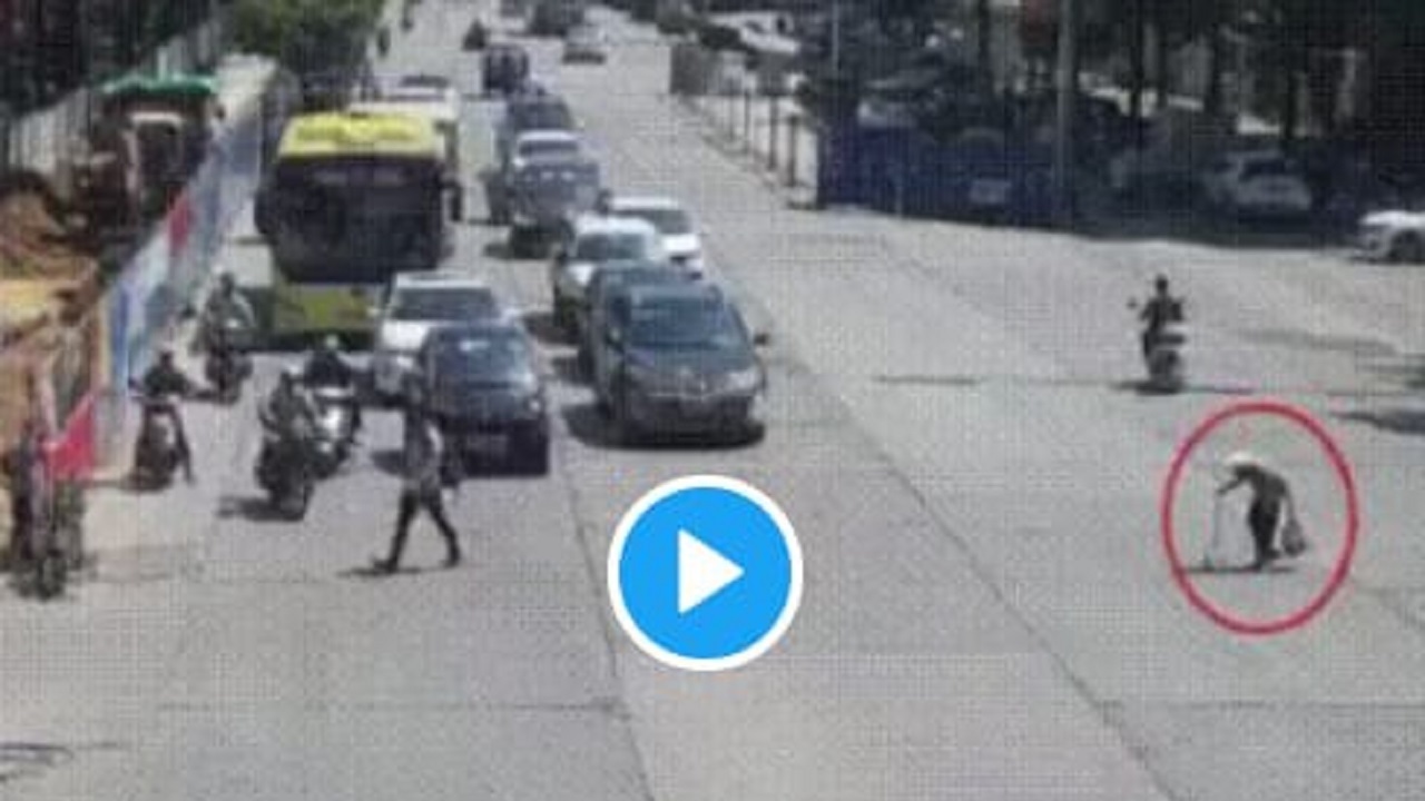صحنه زیبایی که راننده در خیابان خلق کرد