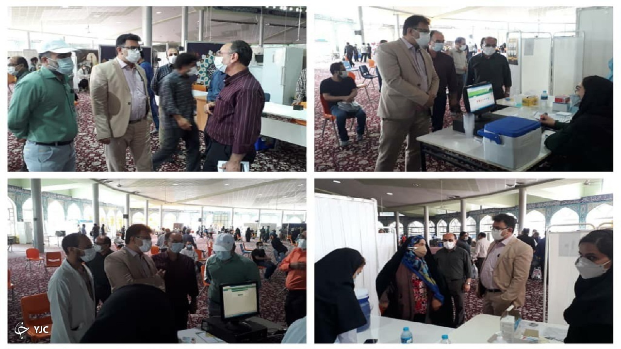 ۲۰ تیم واکسیناسیون در مصلای اراک فعالیت دارند
