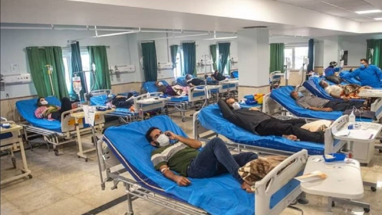 بستری موقت ۷۰۰ بیمار کرونایی در استان همدان