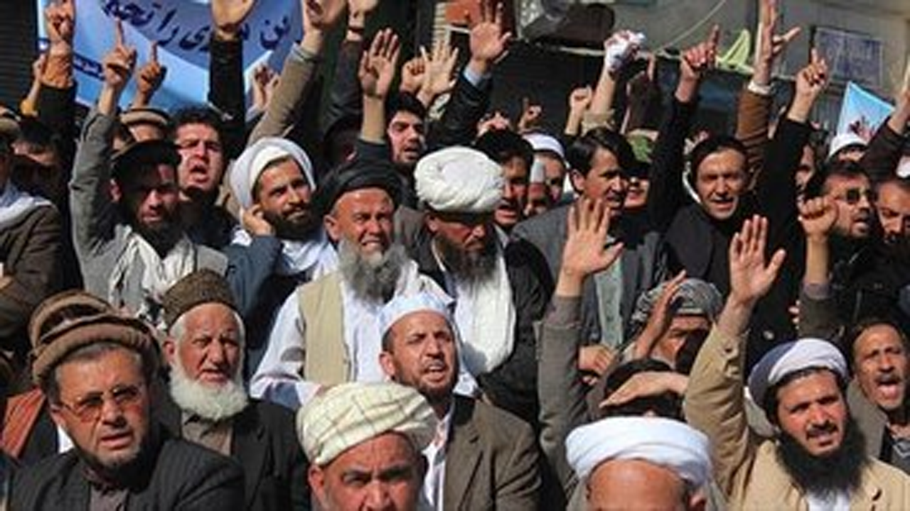 عصبانیت مردم افغانستان از آمریکا + فیلم