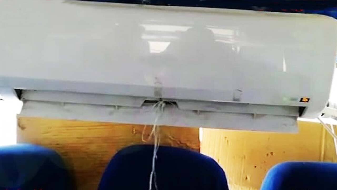 خنک کردن خودرو با کولر گازی! + فیلم