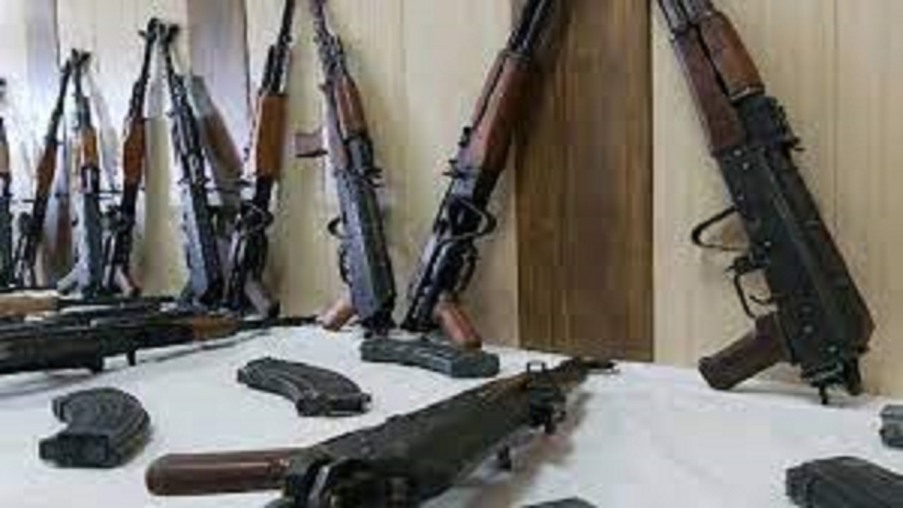 کشف ۴۵ قبضه اسلحه غیرمجاز در کرمانشاه