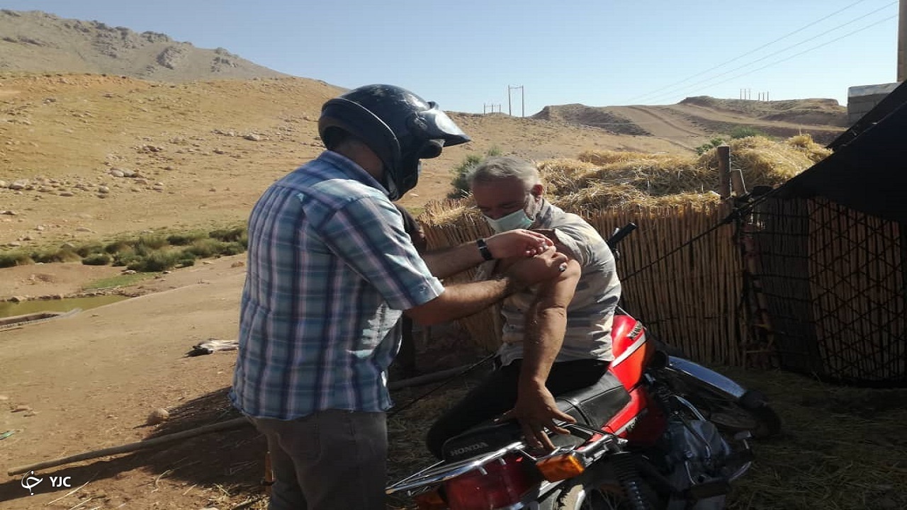 تزریق واکسن کرونا به ۶۰ درصد از جمعیت عشایری بروجن