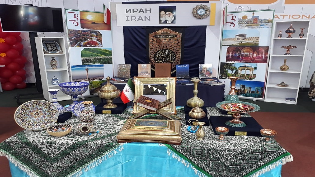 حضور موفق ایران در نمایشگاه فرهنگی هنری مسابقات بین المللی نظامی روسیه ۲۰۲۱