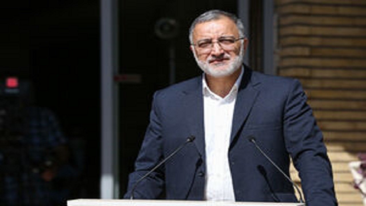 شهردار تهران ابتدا به معراج شهدا و سپس دفتر کارش رفت